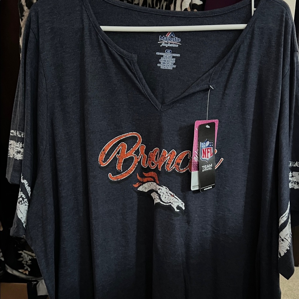 Majestic Broncos Short Sleeve Tee